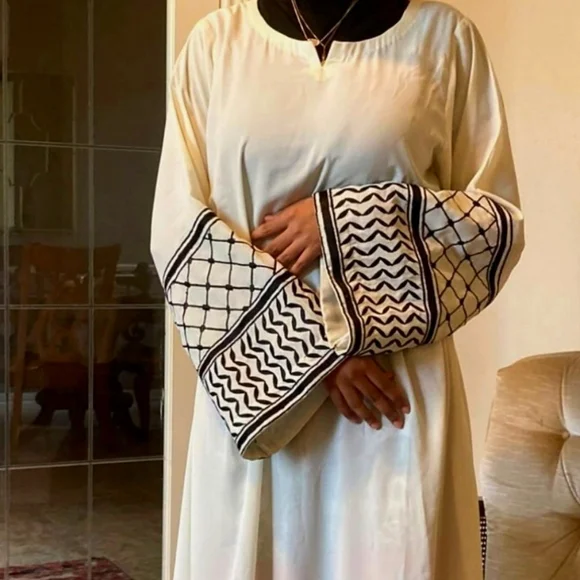 chinese dress ladies Amazon.com: Long Sleeve Maxi Keffiyeh Dress | elegan Dress main image 0